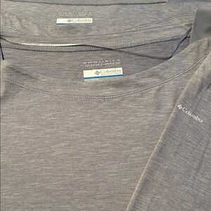 Columbia Womans Long Sleeve Gray Tee (2)